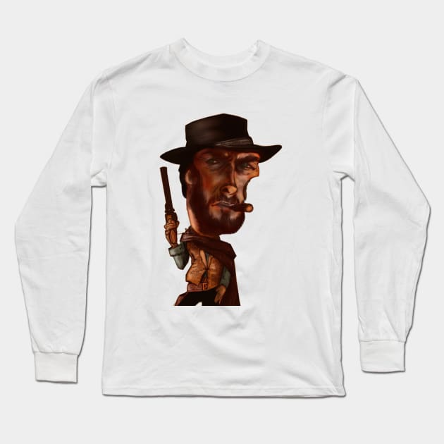 Cowboy Long Sleeve T-Shirt by lopescodesign